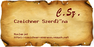 Czeichner Szeréna névjegykártya